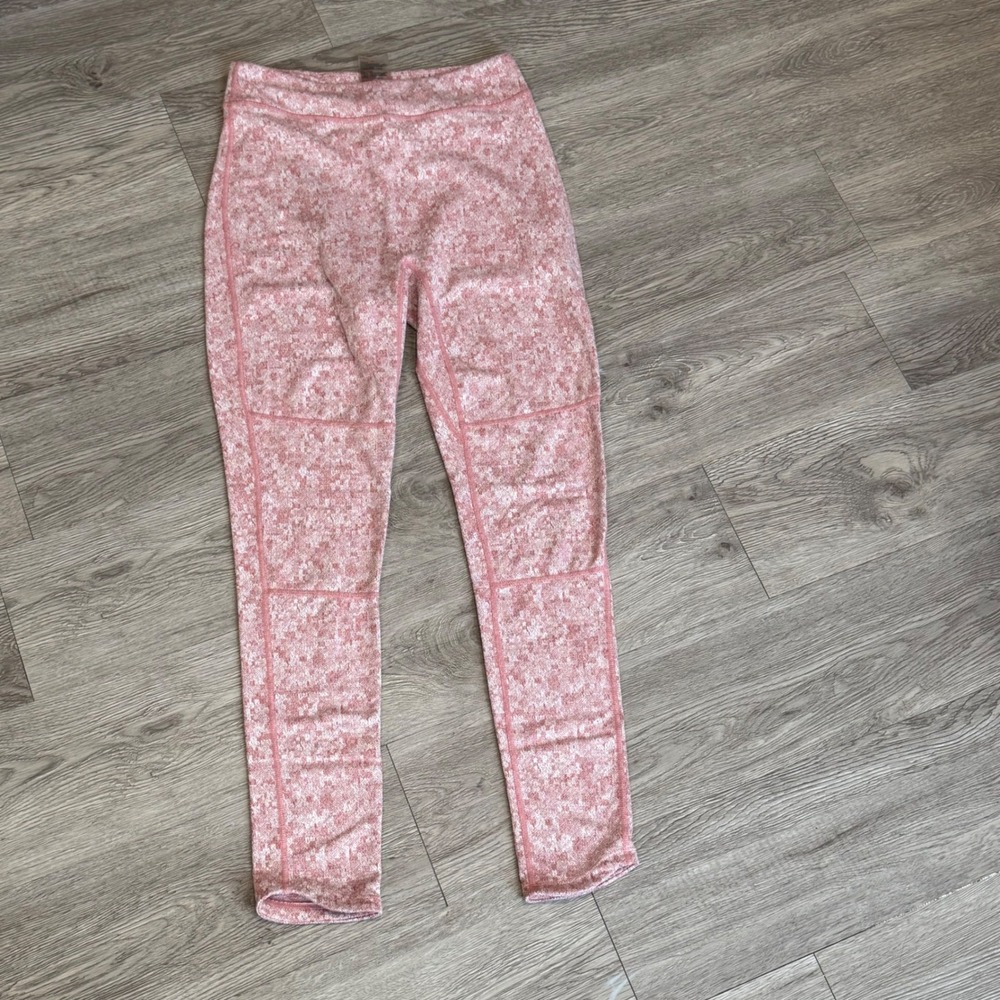 Gymshark Dry Pink Marl Moisture Wicking Leggings‎ Womens Medium